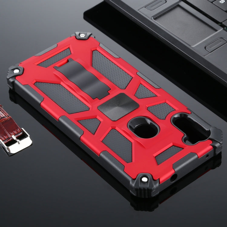For Samsung Galaxy A11 Shockproof TPU + PC Magnetic Protective Case with Holder