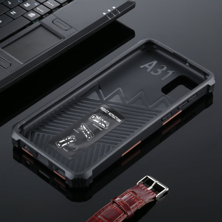 For Samsung Galaxy A31 Shockproof TPU + PC Magnetic Protective Case with Holder