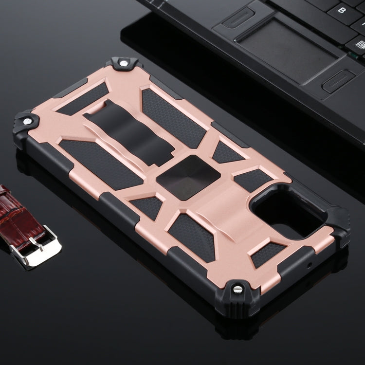 For Samsung Galaxy A31 Shockproof TPU + PC Magnetic Protective Case with Holder