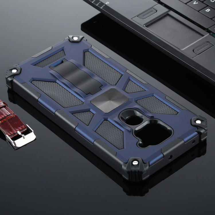 For Xiaomi Redmi Note 9 Shockproof TPU + PC Magnetic Protective Case with Holder