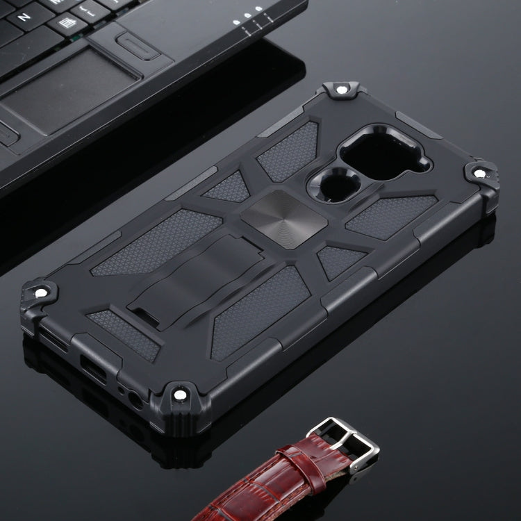 For Xiaomi Redmi Note 9 Shockproof TPU + PC Magnetic Protective Case with Holder