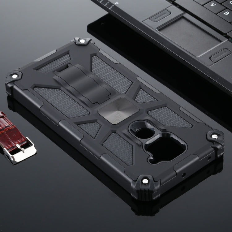 For Xiaomi Redmi Note 9 Shockproof TPU + PC Magnetic Protective Case with Holder