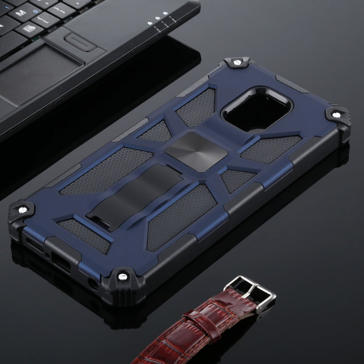 For Xiaomi Redmi Note 9s / Note 9 Pro Shockproof TPU + PC Magnetic Protective Case with Holder