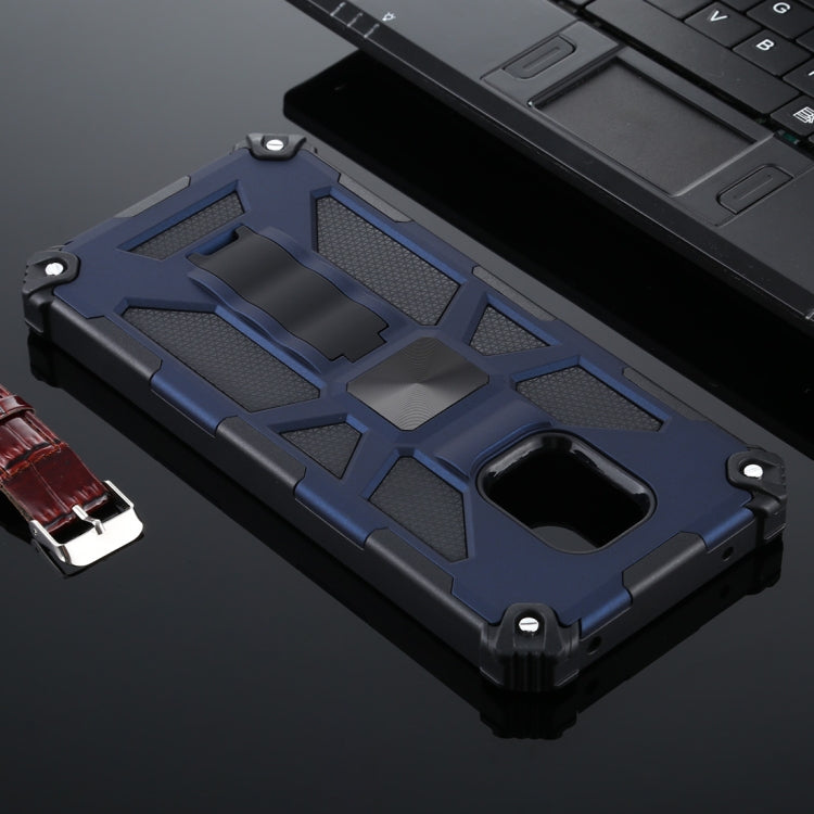 For Xiaomi Redmi Note 9s / Note 9 Pro Shockproof TPU + PC Magnetic Protective Case with Holder