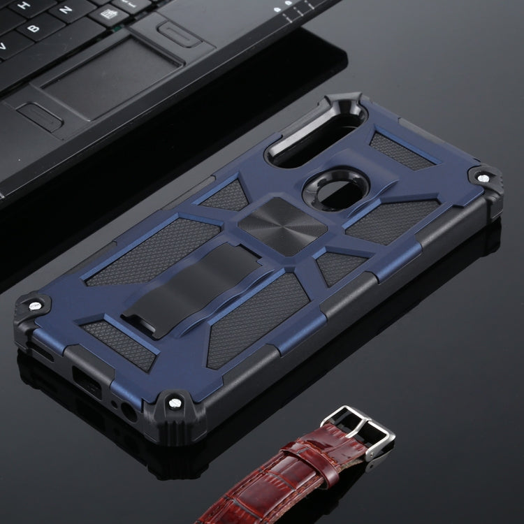 For Huawei Y9 Prime (2019) Shockproof TPU + PC Magnetic Protective Case with Holder