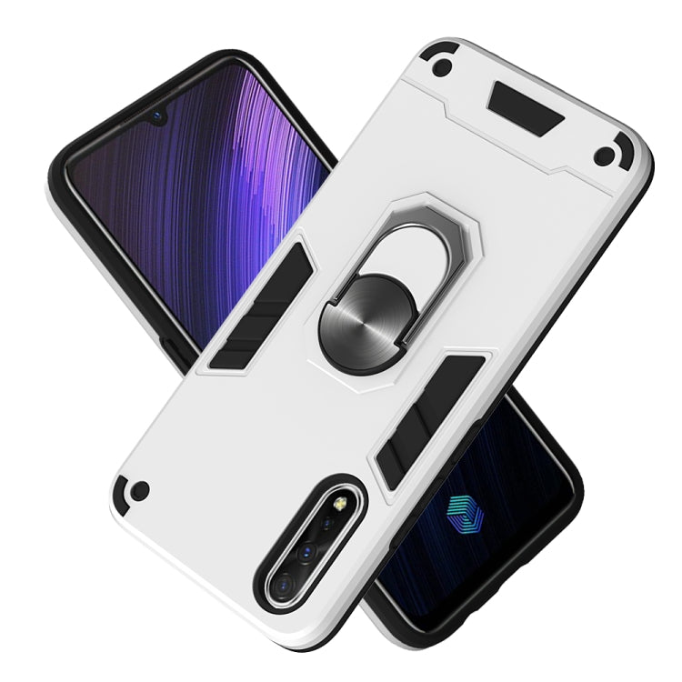 For vivo iQOO Neo / S1 2 in 1 Armour Series PC + TPU Protective Case with Ring Holder