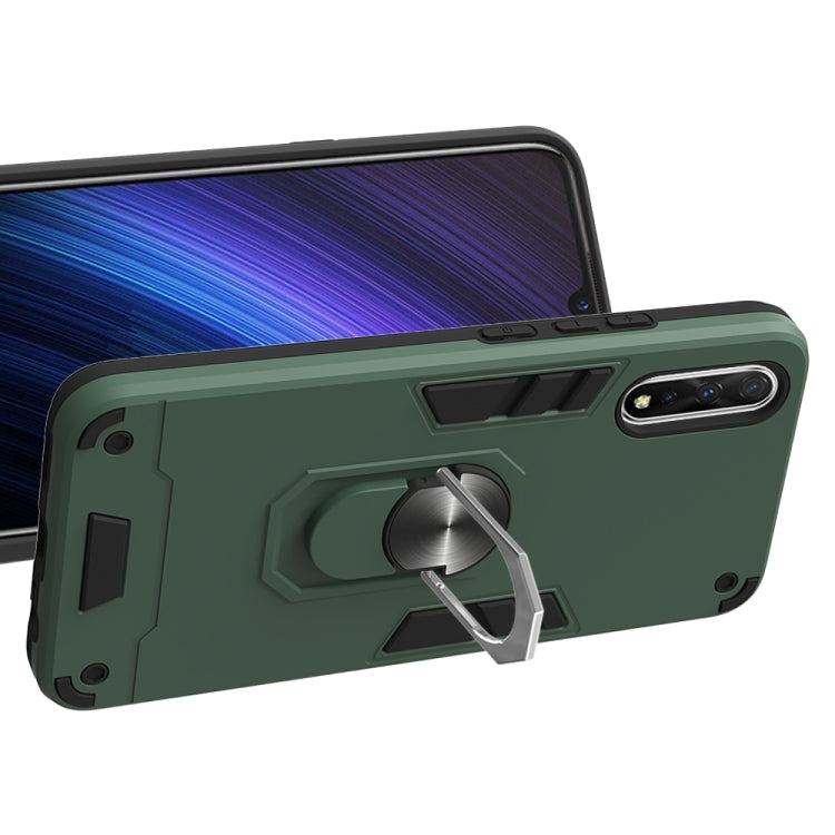For vivo iQOO Neo / S1 2 in 1 Armour Series PC + TPU Protective Case with Ring Holder