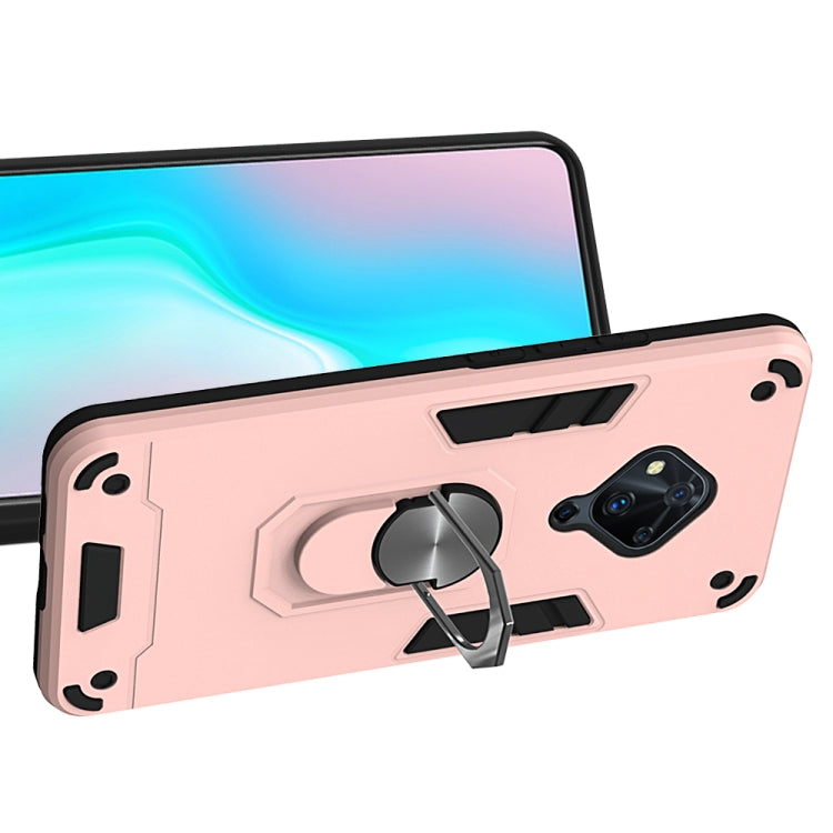 For vivo S5 2 in 1 Armour Series PC + TPU Protective Case with Ring Holder