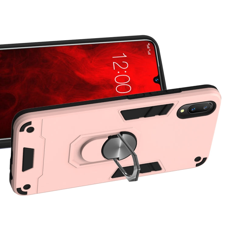 For vivo V11 / V11 Pro 2 in 1 Armour Series PC + TPU Protective Case with Ring Holder