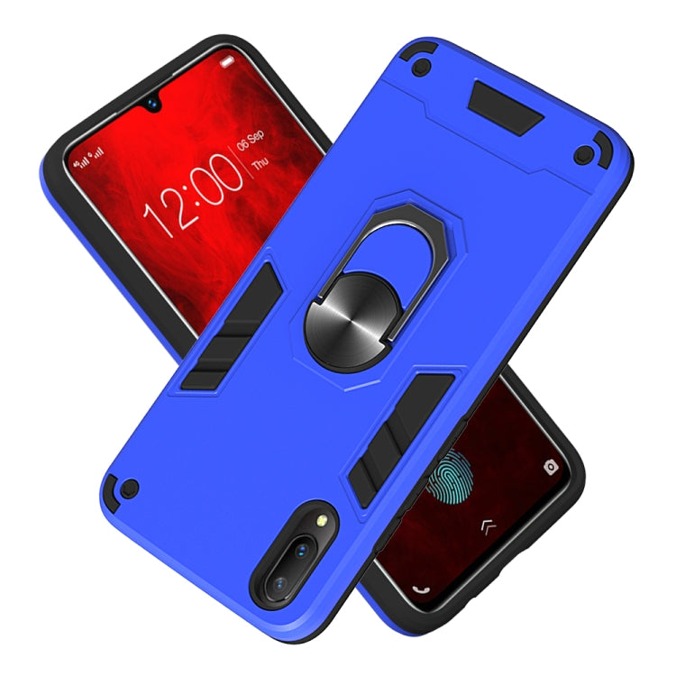 For vivo V11 / V11 Pro 2 in 1 Armour Series PC + TPU Protective Case with Ring Holder