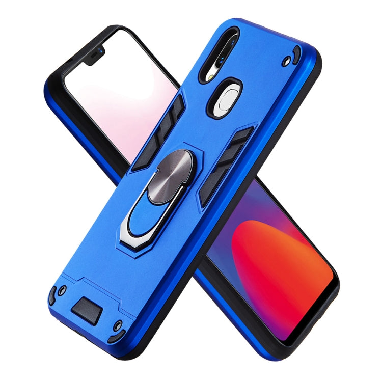 For vivo X21 2 in 1 Armour Series PC + TPU Protective Case with Ring Holder