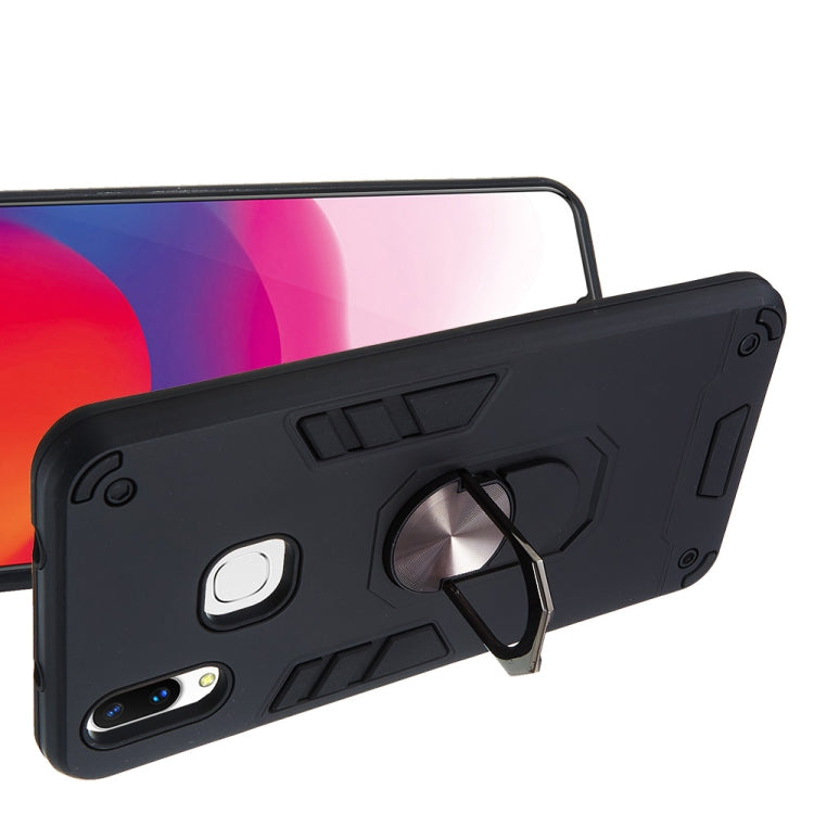 For vivo X21 2 in 1 Armour Series PC + TPU Protective Case with Ring Holder