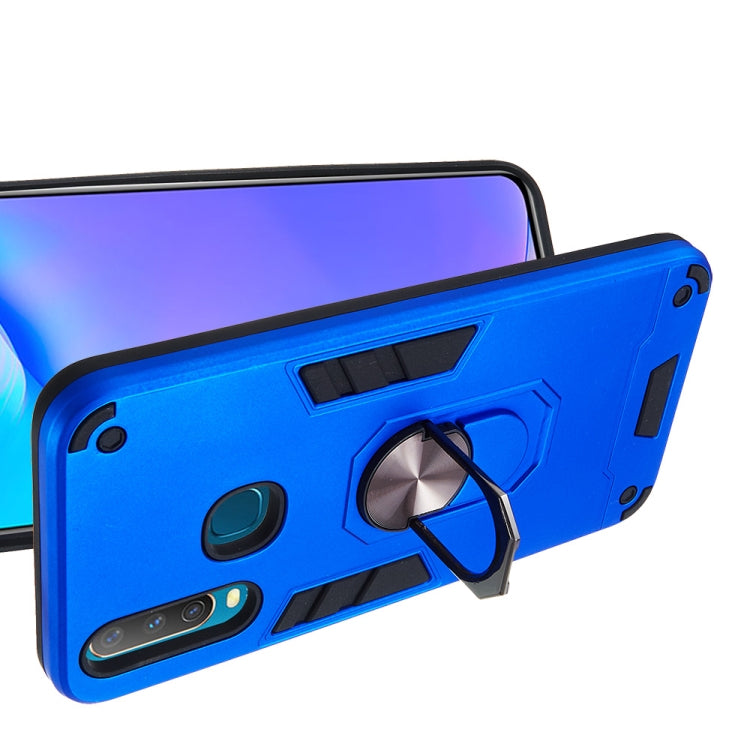 For vivo Y17 / Y15 / Y12 / U10 / Y11 / Y3 2 in 1 Armour Series PC + TPU Protective Case with Ring Holder