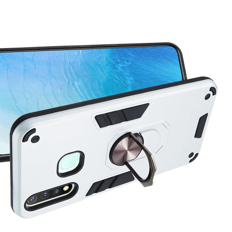 For vivo Y19 / Y5s / U3 / U20 2 in 1 Armour Series PC + TPU Protective Case with Ring Holder