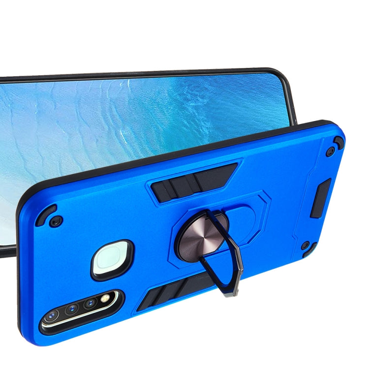 For vivo Y19 / Y5s / U3 / U20 2 in 1 Armour Series PC + TPU Protective Case with Ring Holder
