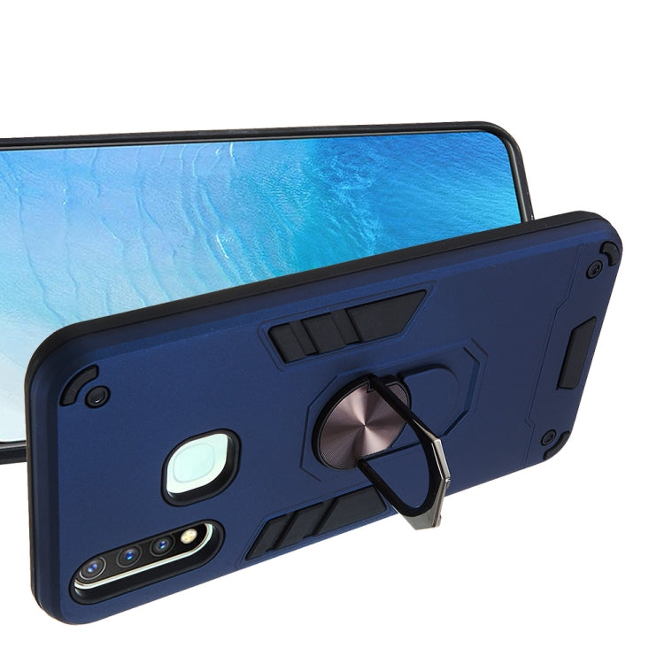 For vivo Y19 / Y5s / U3 / U20 2 in 1 Armour Series PC + TPU Protective Case with Ring Holder