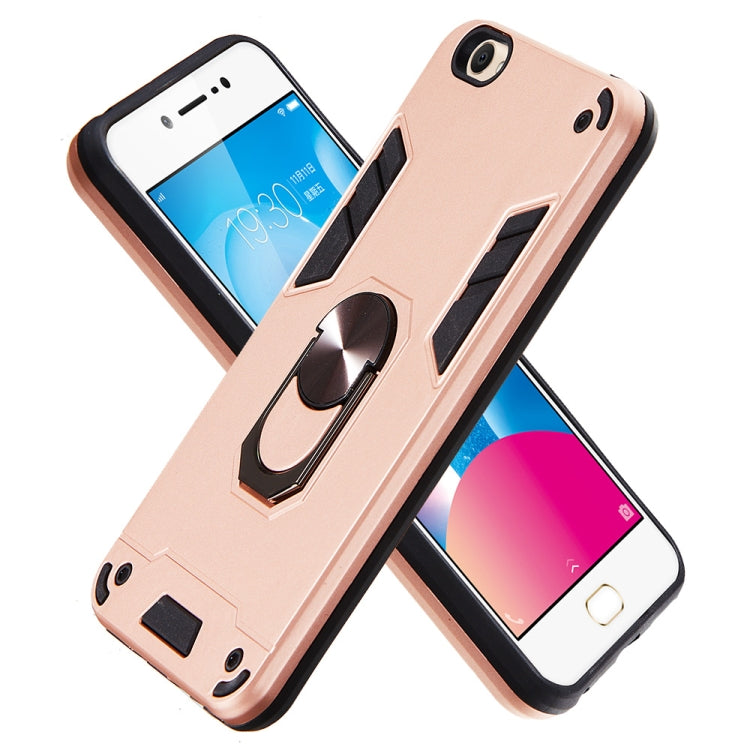 For vivo Y67 2 in 1 Armour Series PC + TPU Protective Case with Ring Holder
