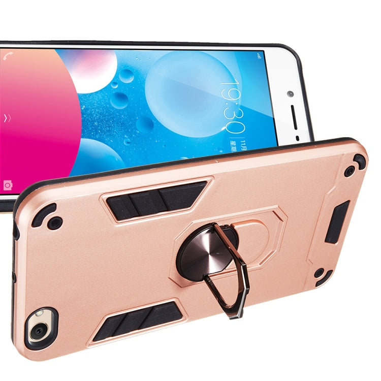 For vivo Y67 2 in 1 Armour Series PC + TPU Protective Case with Ring Holder