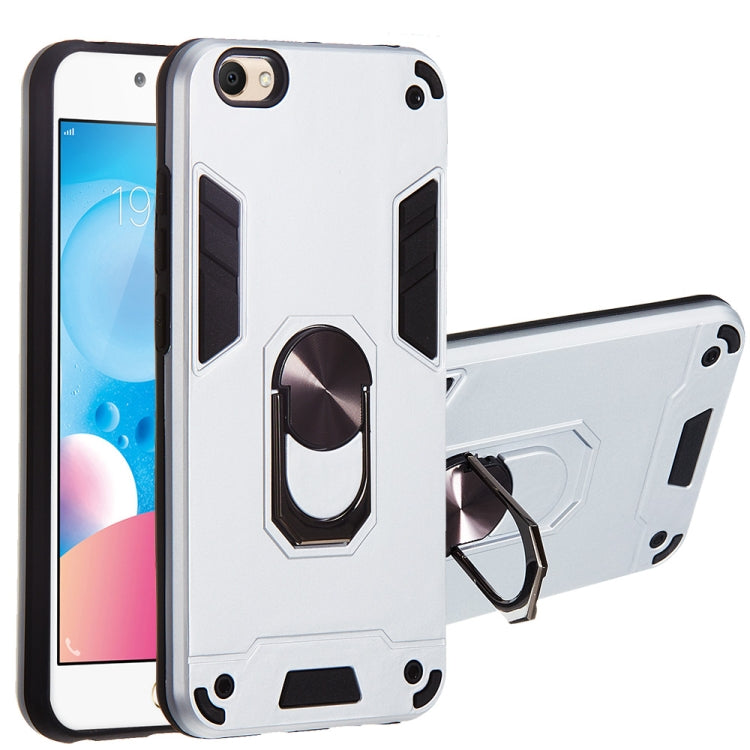 For vivo Y67 2 in 1 Armour Series PC + TPU Protective Case with Ring Holder