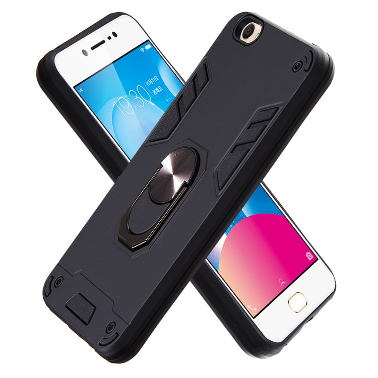 For vivo Y67 2 in 1 Armour Series PC + TPU Protective Case with Ring Holder
