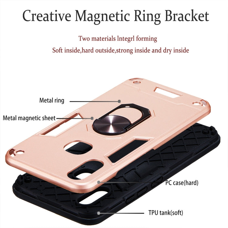 For vivo Y83 Pro 2 in 1 Armour Series PC + TPU Protective Case with Ring Holder