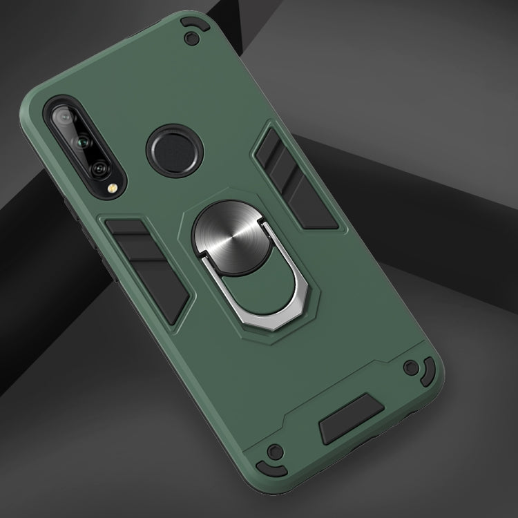 For Huawei Honor 9X / Enjoy 10 Plus 2 in 1 Armour Series PC + TPU Protective Case with Ring Holder