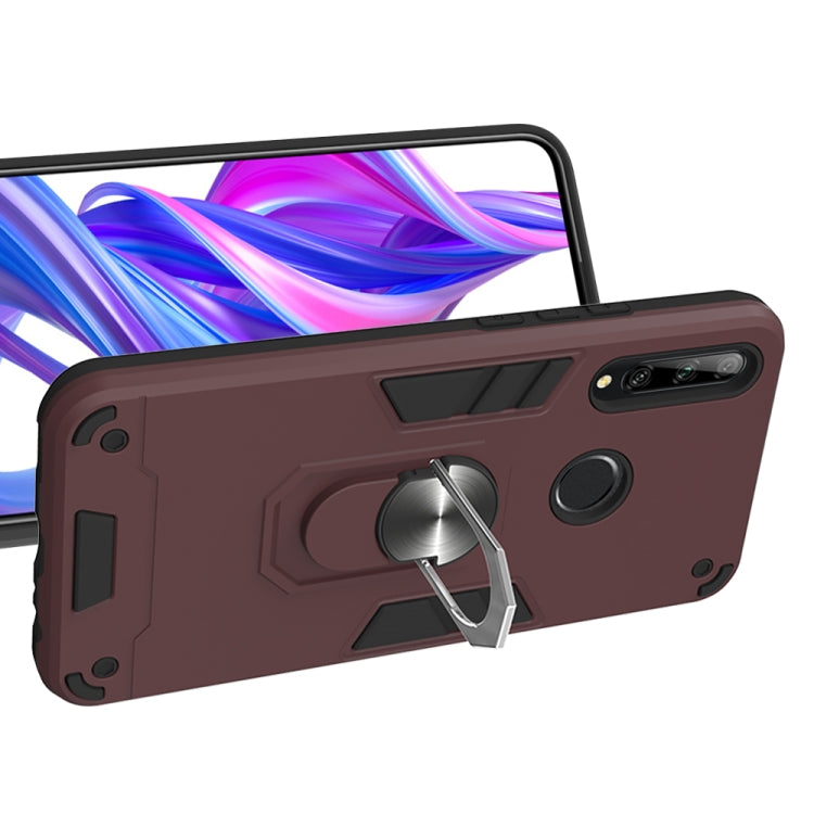 For Huawei Honor 9X / Enjoy 10 Plus 2 in 1 Armour Series PC + TPU Protective Case with Ring Holder