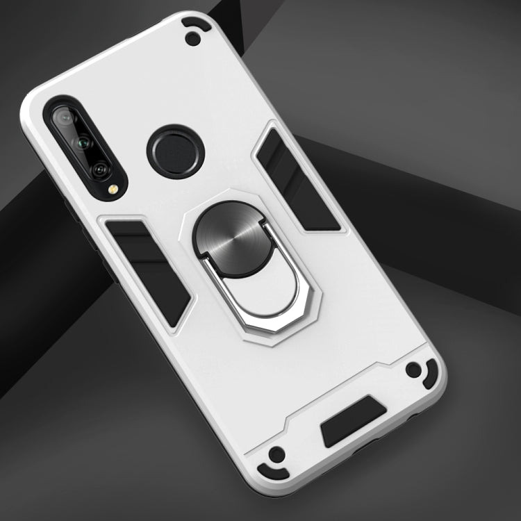 For Huawei Honor 9X / Enjoy 10 Plus 2 in 1 Armour Series PC + TPU Protective Case with Ring Holder