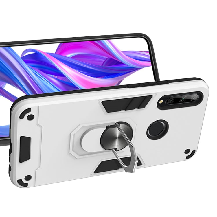 For Huawei Honor 9X / Enjoy 10 Plus 2 in 1 Armour Series PC + TPU Protective Case with Ring Holder