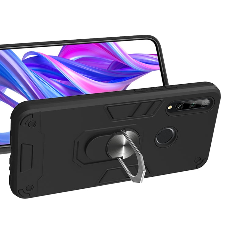 For Huawei Honor 9X / Enjoy 10 Plus 2 in 1 Armour Series PC + TPU Protective Case with Ring Holder