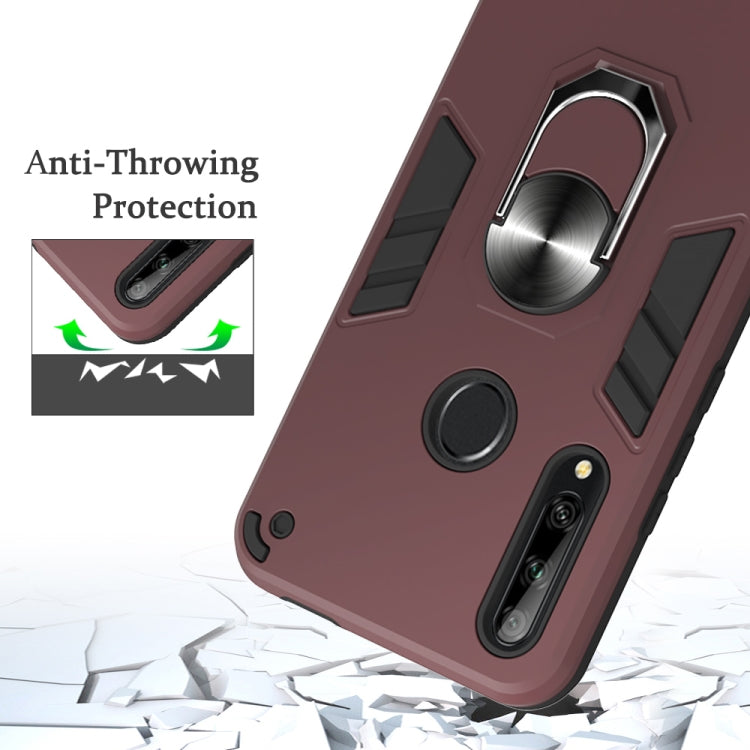 For Huawei Honor 9X / Enjoy 10 Plus 2 in 1 Armour Series PC + TPU Protective Case with Ring Holder