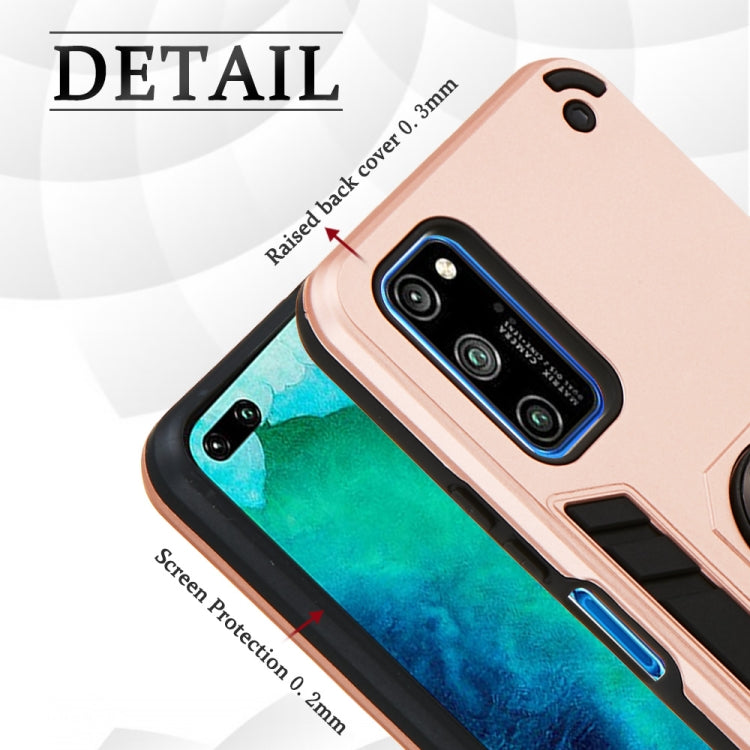 For Huawei Honor V30 / V30 Pro 2 in 1 Armour Series PC + TPU Protective Case with Ring Holder