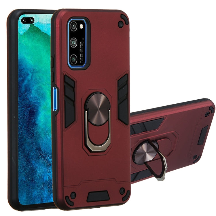For Huawei Honor V30 / V30 Pro 2 in 1 Armour Series PC + TPU Protective Case with Ring Holder