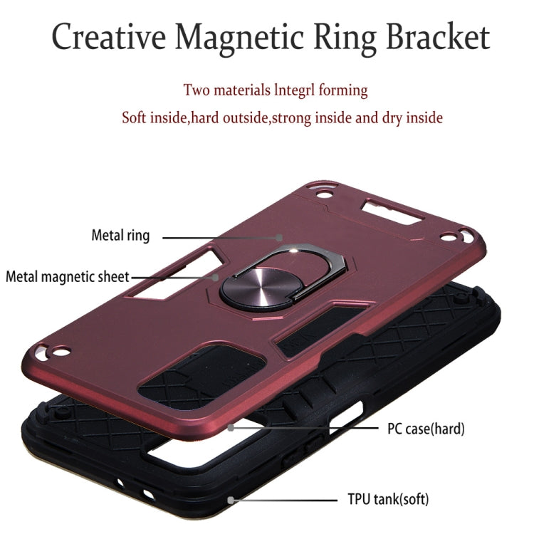 For Huawei Honor V30 / V30 Pro 2 in 1 Armour Series PC + TPU Protective Case with Ring Holder