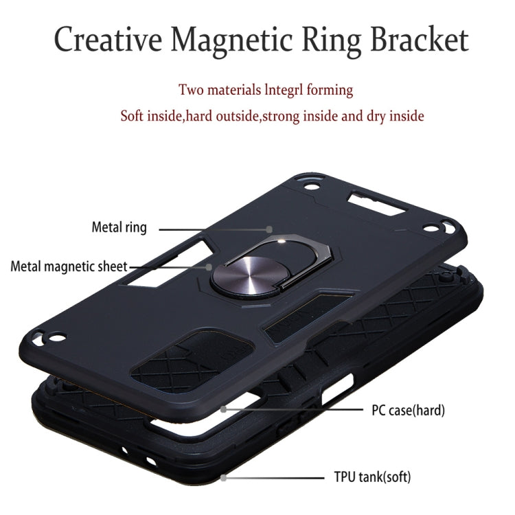 For Huawei Honor V30 / V30 Pro 2 in 1 Armour Series PC + TPU Protective Case with Ring Holder