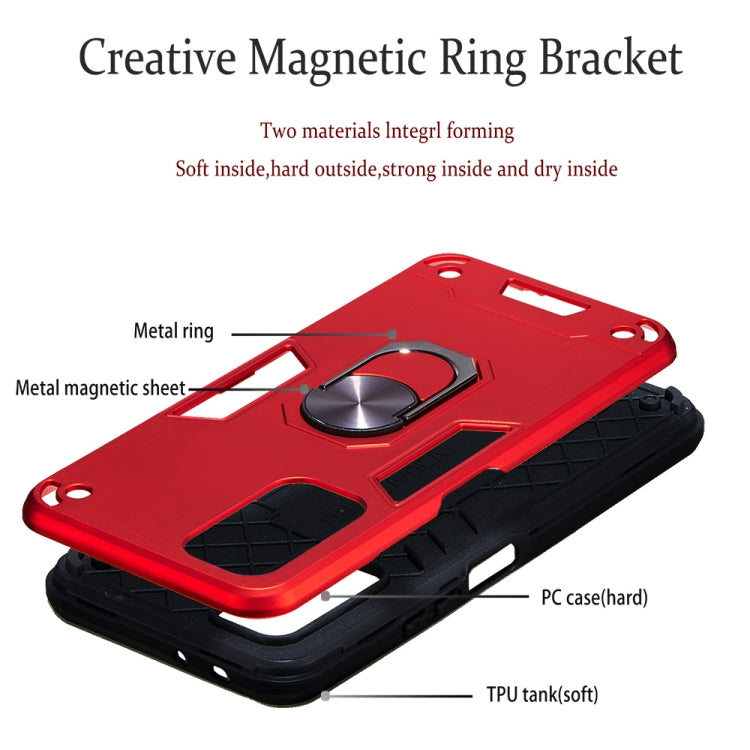 For Huawei Honor V30 / V30 Pro 2 in 1 Armour Series PC + TPU Protective Case with Ring Holder