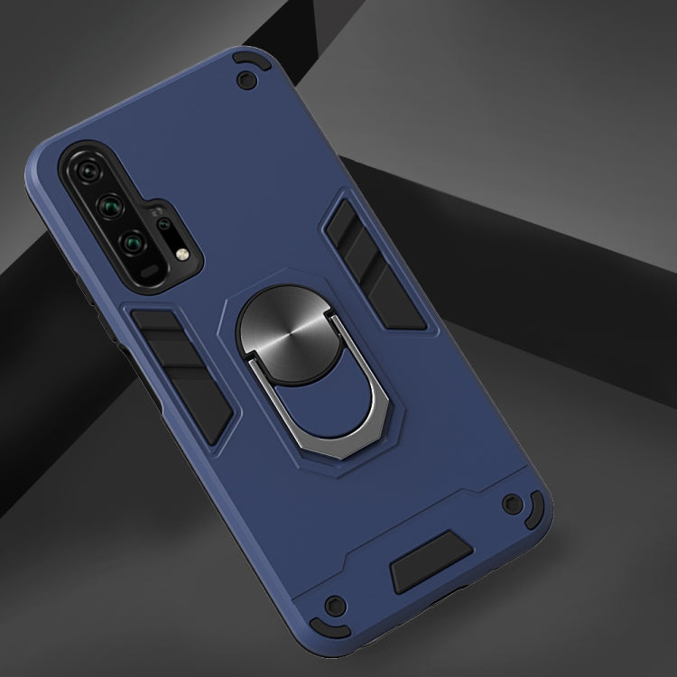 For Huawei Honor 20 / nova 5T 2 in 1 Armour Series PC + TPU Protective Case with Ring Holder