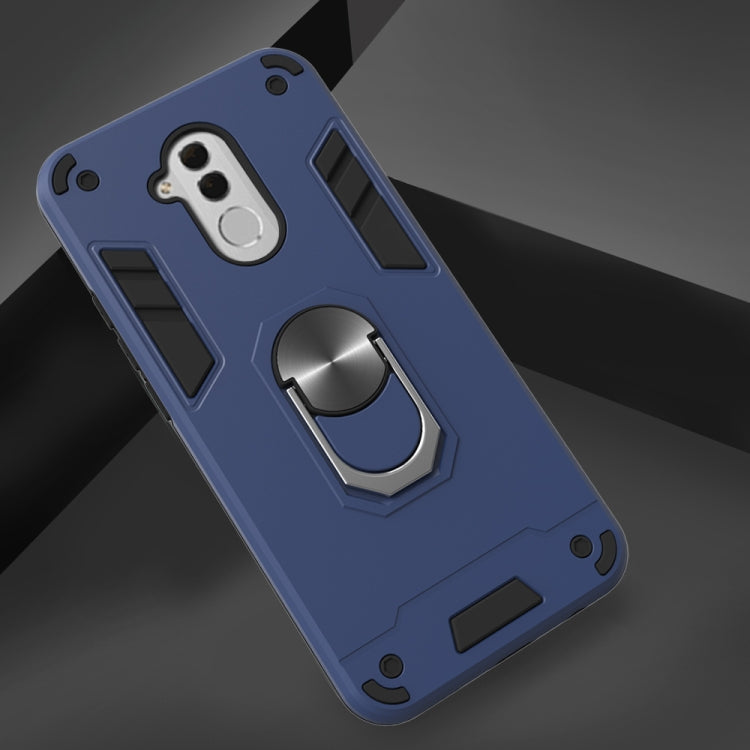 For Huawei Mate 20 Lite 2 in 1 Armour Series PC + TPU Protective Case with Ring Holder