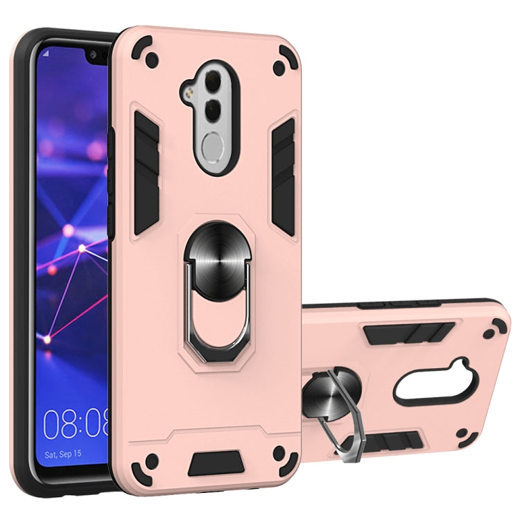 For Huawei Mate 20 Lite 2 in 1 Armour Series PC + TPU Protective Case with Ring Holder