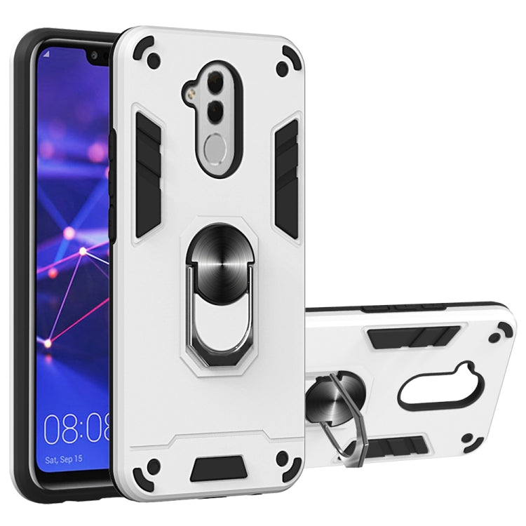 For Huawei Mate 20 Lite 2 in 1 Armour Series PC + TPU Protective Case with Ring Holder