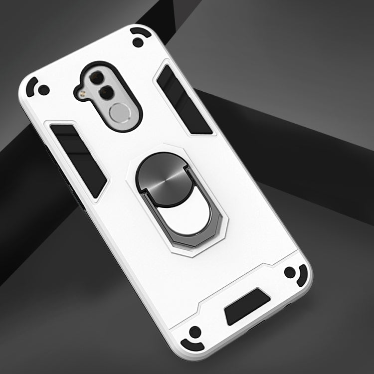For Huawei Mate 20 Lite 2 in 1 Armour Series PC + TPU Protective Case with Ring Holder