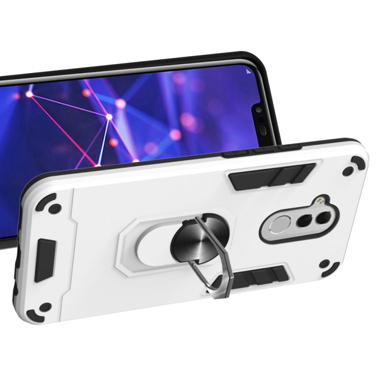For Huawei Mate 20 Lite 2 in 1 Armour Series PC + TPU Protective Case with Ring Holder