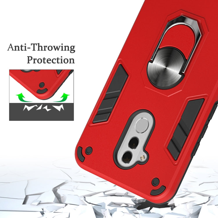 For Huawei Mate 20 Lite 2 in 1 Armour Series PC + TPU Protective Case with Ring Holder