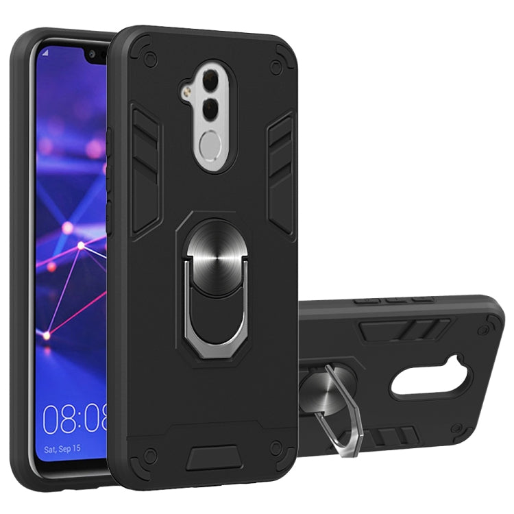 For Huawei Mate 20 Lite 2 in 1 Armour Series PC + TPU Protective Case with Ring Holder