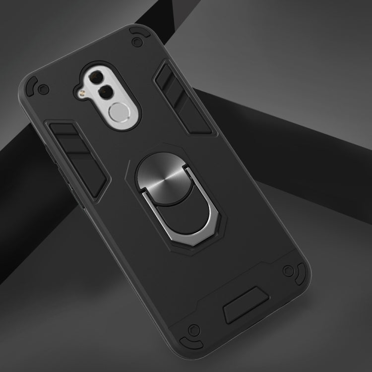 For Huawei Mate 20 Lite 2 in 1 Armour Series PC + TPU Protective Case with Ring Holder
