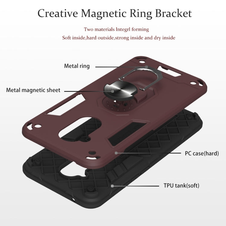 For Huawei Mate 20 Lite 2 in 1 Armour Series PC + TPU Protective Case with Ring Holder