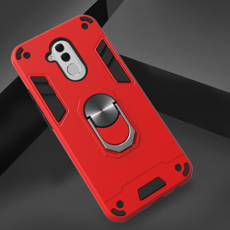 For Huawei Mate 20 Lite 2 in 1 Armour Series PC + TPU Protective Case with Ring Holder