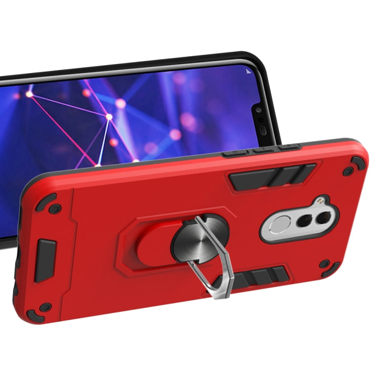 For Huawei Mate 20 Lite 2 in 1 Armour Series PC + TPU Protective Case with Ring Holder