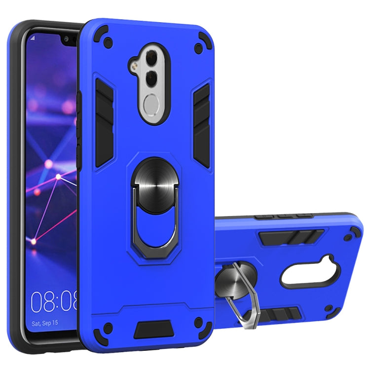 For Huawei Mate 20 Lite 2 in 1 Armour Series PC + TPU Protective Case with Ring Holder