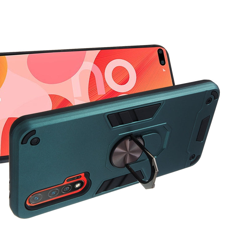 For Huawei nova 6 2 in 1 Armour Series PC + TPU Protective Case with Ring Holder